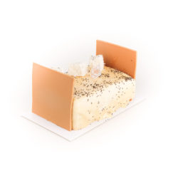 Bûche de Noël aux fruits exotiques et dulcey