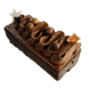 buche chocolat volcanique