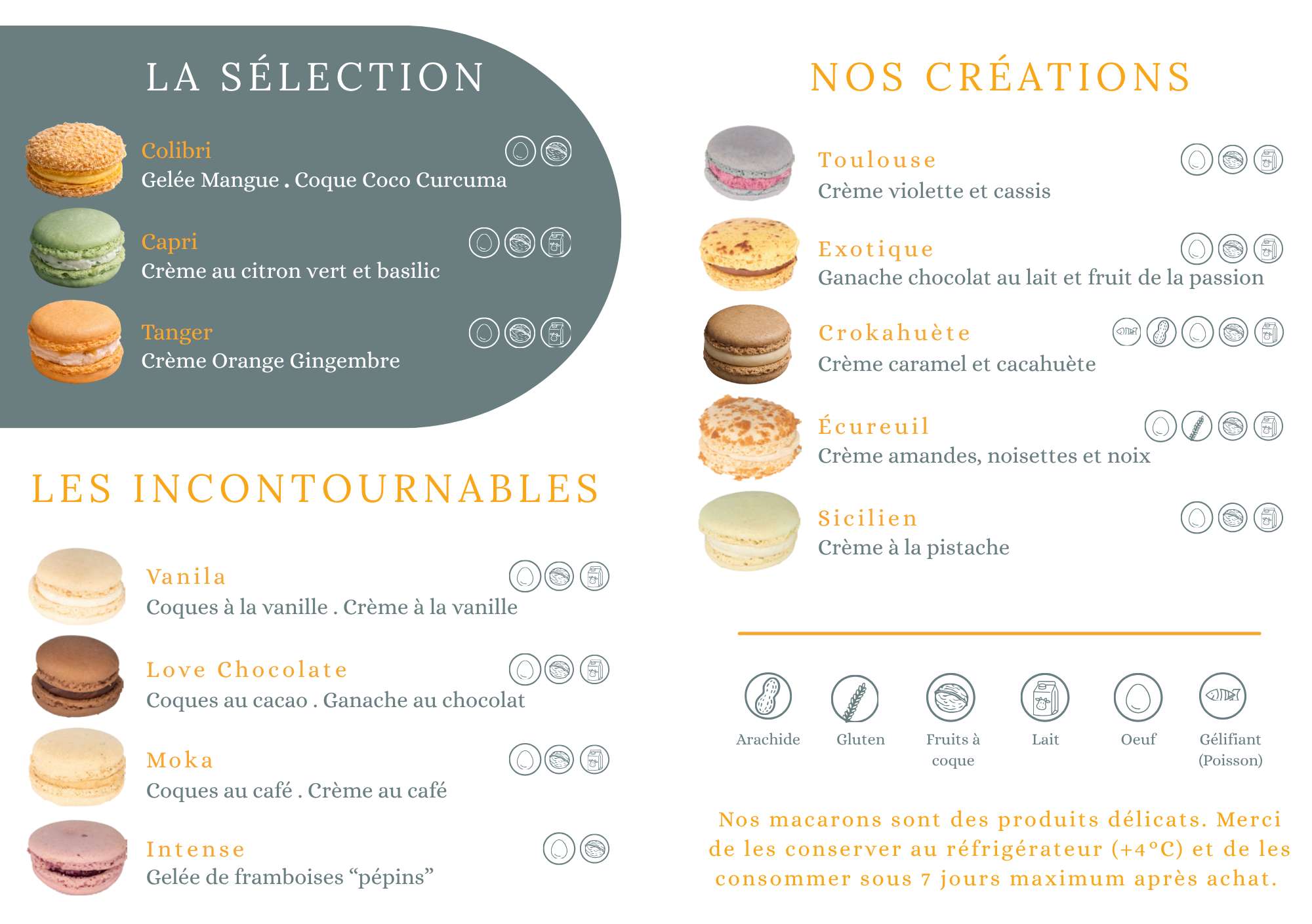 Écrin de 6 macarons assortis – Image 2