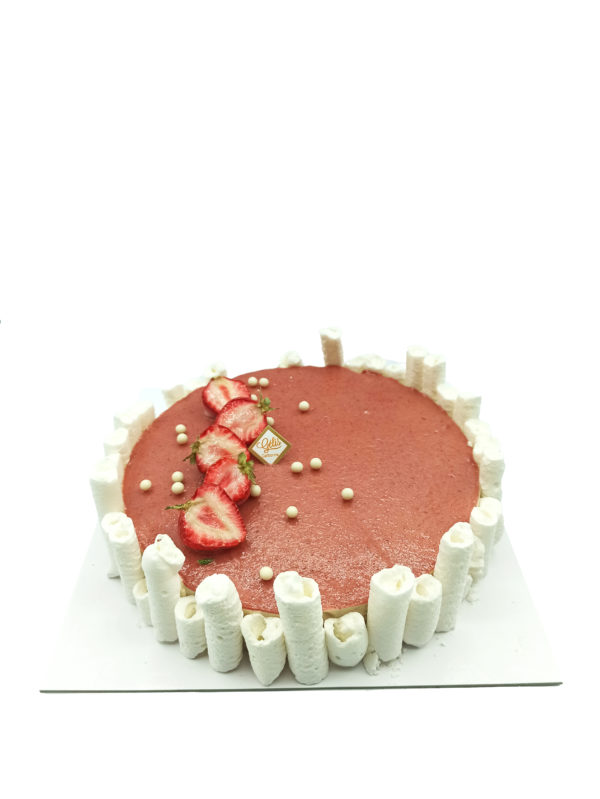 vacherin fraise vanille - frais pour l'été